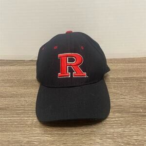 Zephyr Rutgers Scarlet Knights Men's Fitted Hat Black Size 7